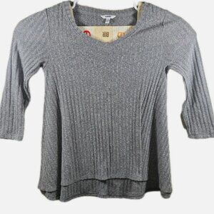 Sonoma Sweater, Grey V-Neck, Women's Clothing Size X-Small Top